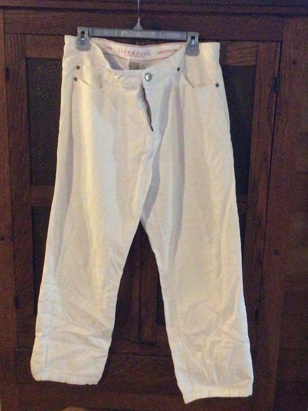 Liverpool Jeans Company White Men’s Button-Down Shirt